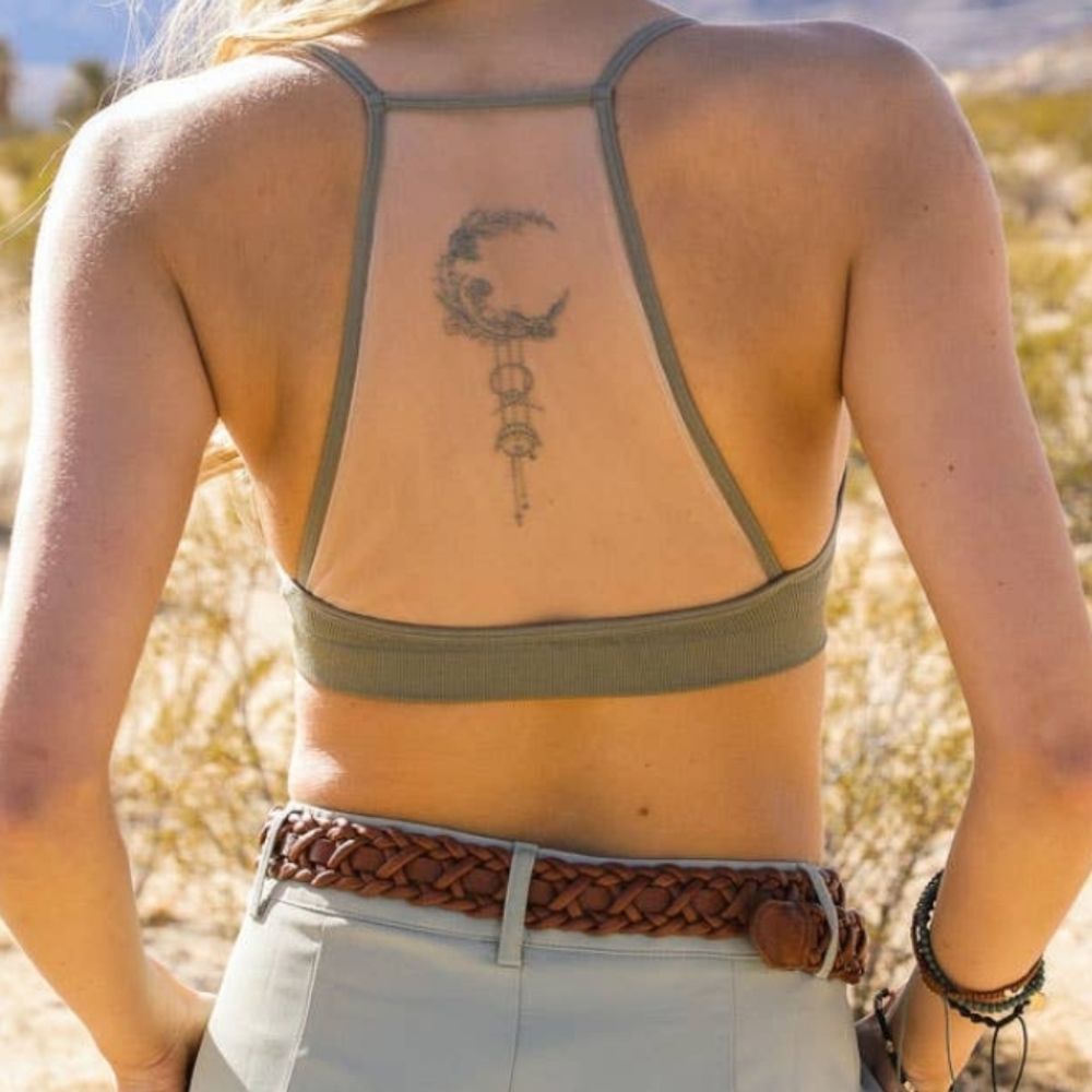 Tattoo Mesh Bralette